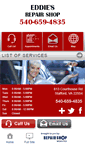 Mobile Screenshot of eddiesrepairshop.com